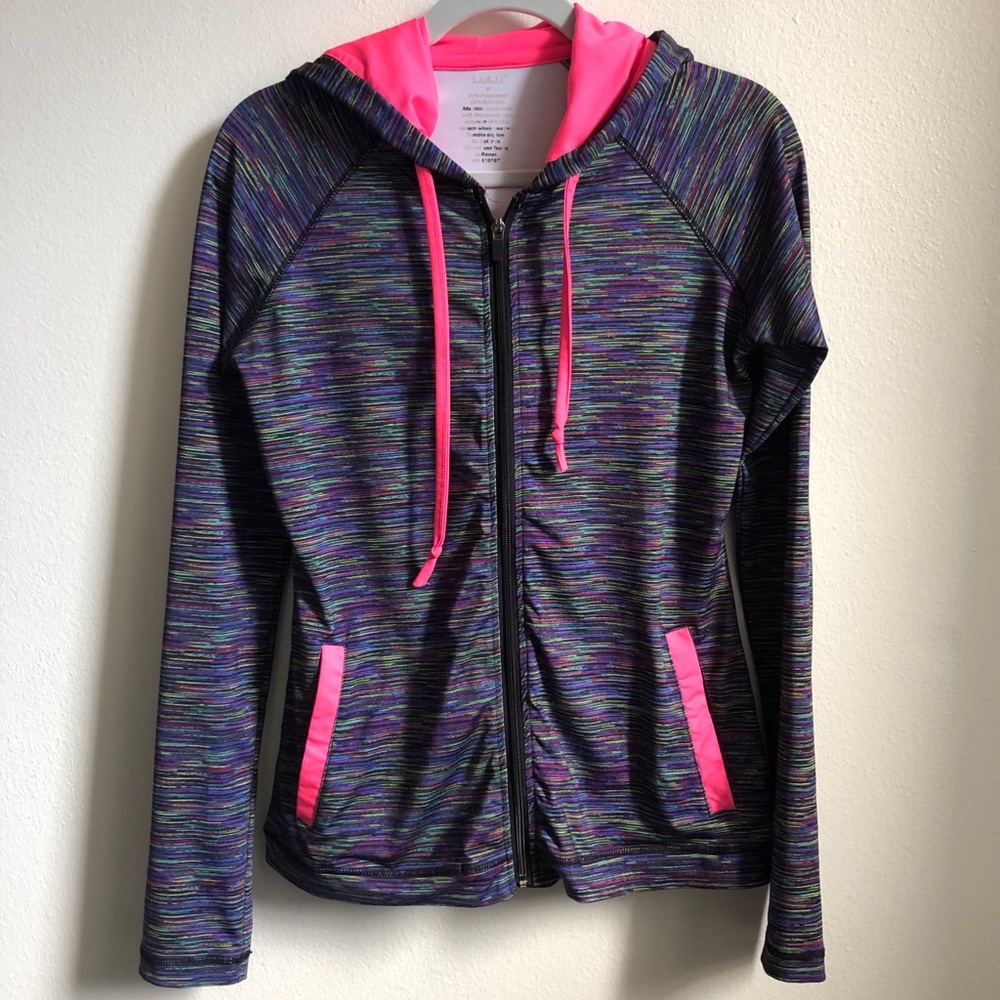 Lulu activewear multicolored jacket